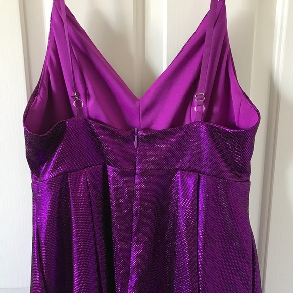Lulus metallic purple dress - Picture 6 of 7